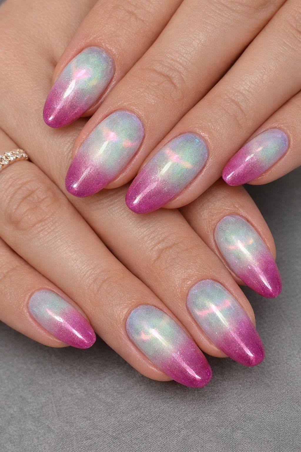 Ombre & Chrome Nail Art